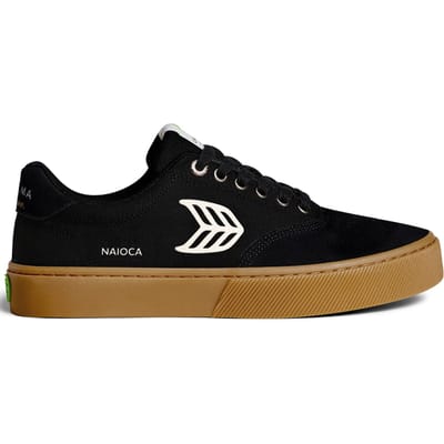 Cariuma Naioca Suede And Canvas Gum Black Maat: 41 | Sneakers Outlet | Unisex | Zwart