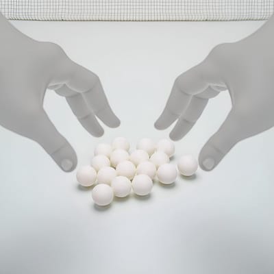 3 Stuks Witte Tafeltennisballen - 40mm Ping Pong Ballen voor Training en Wedstrijd