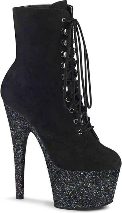 Pleaser Enkellaars -36 Shoes- ADORE-1020FSMG US 6 Zwart