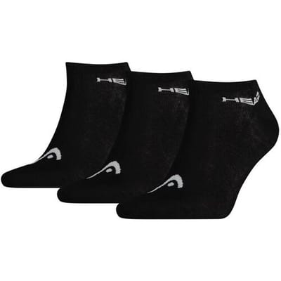 Head Unisex No-Show 3-Pack Sokken - sportsokken - zwart - Unisex