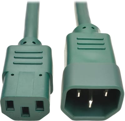 Tripp Lite P004-003-AGN electriciteitssnoer Groen 0,9 m C13 stekker C14 stekker