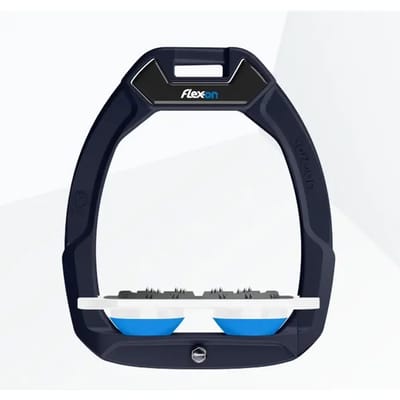 Veiligheidseisen voor paardrijden Plat Ultra Grip Marine/Wit/Blauw Flex-On Safe-On