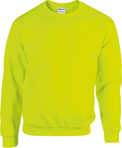 Gildan - Heavy Blend Unisex Sweater - Safety Green maat XXL