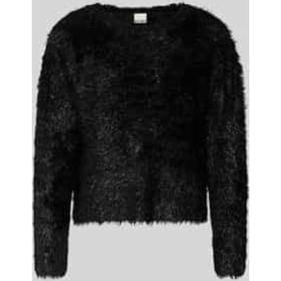 Regular fit pullover van imitatiebont, model 'Lizi'