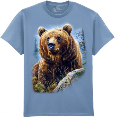 Beer Bear Portrait The Coloured House T-shirt M