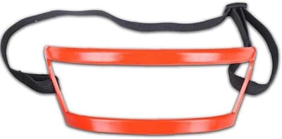 Hals Haar Snijden Mould - Haarlijn Gids Sjabloon - Rechte Haarlijn Creëren - Past Iedereen - 16x5.8cm - Rood