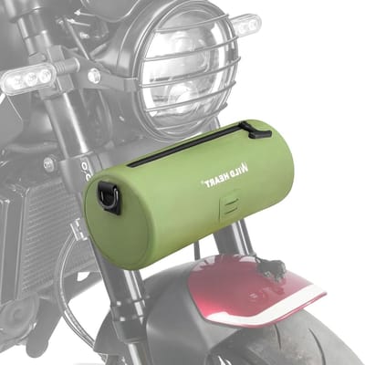 Motorstuurtas - Kleine tas - Motor reizen - Waterdicht materiaal - 3.8 Liter - Olijfgroen