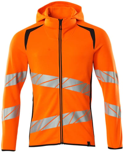 Mascot Accelerate Safe Capuchontrui met rits 19284-781 - hi-vis oranje/donkermarine - 2XL