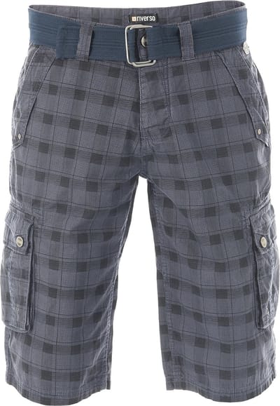 riverso Heren Short RIVAnton regular/straight Blauw W 30 Volwassenen Cargo shorts / korte broek