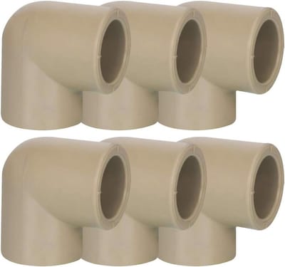 32mm Dia 90 Graden Hoekverloop PPR Buiskoppelingen voor Warm en Koud Water - Set van 6 Stuks
