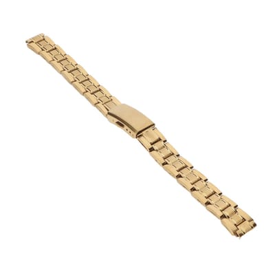 Dailygoods- Horlogeband Roestvrij Staal - Verstelbaar Ontwerp - Dubbele Vergrendeling Gesp - Opvouwbare Gesp - Luxe en Duurzaam - Horlogearmband