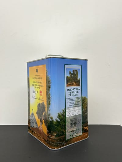 Valentini Ambrogio olijfolie Gianecchia DOP Collina di Brindisi - 3 liter