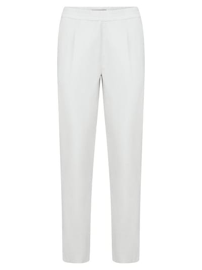 Slim Fit-7/8-broek Van Peter Hahn wit
