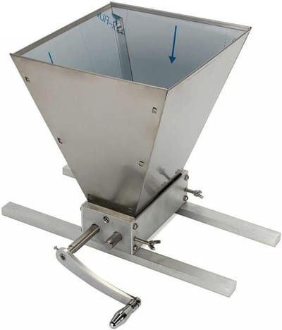 Graanmolen - Moutmolen - Graan Verwerken - Twee Walsen - 30 kg - Zilver