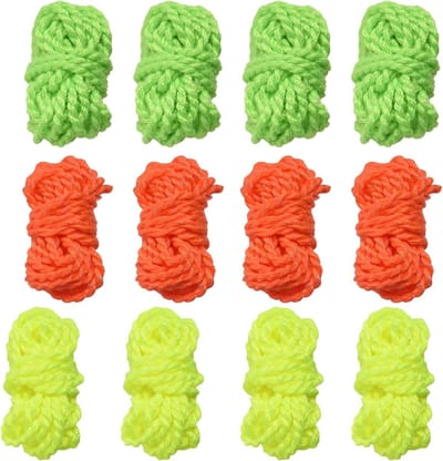 12 Stuks Yoyo Touwtjes van 1 Meter - Vervangende Koorden voor Responsieve en Niet-Responsieve Yoyo's, Perfect voor Tricks en Spellen