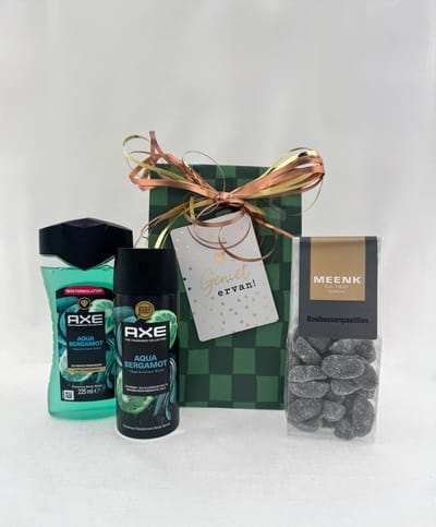 Kadootje •Cadeaupakket Heren• Axe Bergamot - Leuk om cadeau te geven - Perfect Gifts
