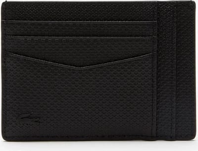 Lacoste - Chantaco Kalfsleren heren CC-houder - zwart