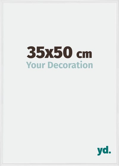 Your Decoration - Fotolijst 35x50 cm - Kunststof - Wit Hoogglans - Annecy