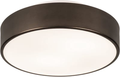 Lumidora Plafondlamp 75694 - Plafonniere - OLYMPIA - 2 Lichts - E14 - Bruin-brons - Bruin - Metaal - Buitenlamp - Badkamerlamp - IP44 - ⌀ 26 cm