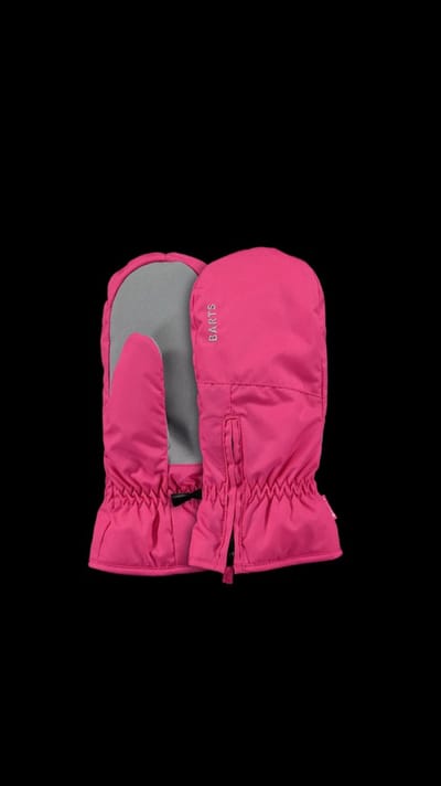 Barts Zipper Mitts Kinder Wanten met Rits (Roze) (Kleur - Roze, Maat - 4 (6-8 Jaar))