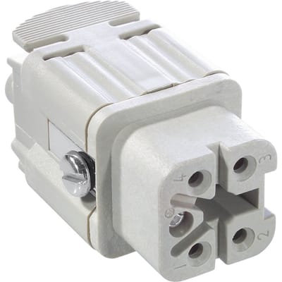 Epic H-A 4 Bs Vrouwelijke Schroefterminal Connector Invoegstuk - 10432000 [10 Stuks]