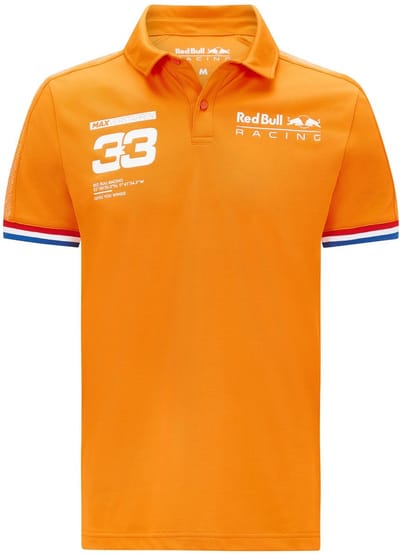Red Bull Racing Verstappen Polo XS orange