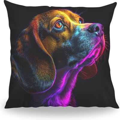 Kussen - Huisdier Portret - Beagle 1 Color - 50 cm