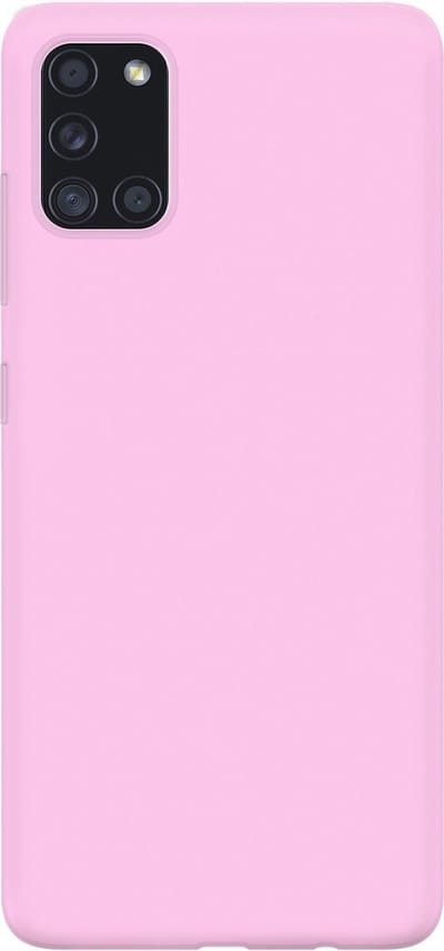 Ceezs Pantone siliconen hoesje geschikt voor Samsung Galaxy A21s - silicone Back cover in een unieke pantone kleur - Roze