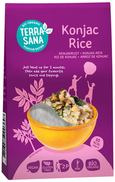 Terrasana Konjac rijst bio 250 gram