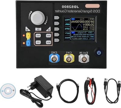Signaal Generator - Functie Generator - Elektronica Testen - Twee Onafhankelijke Kanalen - 15 MHz - Zwart