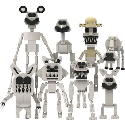 Zoonomaly Dierentuin Blokken Figuur Speelgoed Zoonomaly Blokkenset Horror Spel Figuur Zoonomaly Baksteen Bewaker Kat Koala Monster Dieren Bouwen