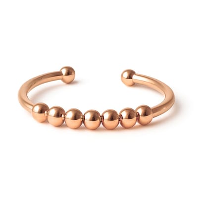 Anxiety Ring - Stress Ring - Fidget Ring - Anxiety Ring For Finger - Draaibare Ring Dames - Spinning Ring - Spinner Ring - (RVS) Rosé Goud