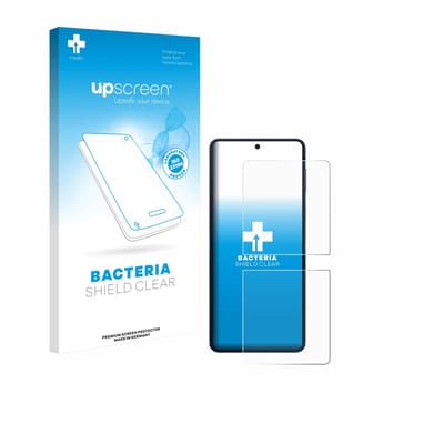 upscreen - Screenprotector voor Samsung Galaxy Z Flip 7 - Folie Beschermfolie transparant antibacterieel