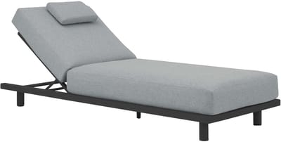 Ligbed Ostuni | Crepe Grey & Black