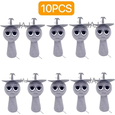 10-20 stuks Sprunki Pluche Speelgoed Zachte Knuffel Cartoon Kussen Kindercadeau Kerst Verjaardag