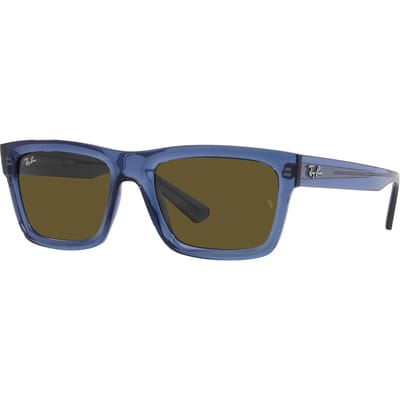 Zonnebril RB4396F WARREN TRANSPARANT DONKERBLAUW 57 BRUIN Glas Aziatische Pasvorm [Ray-Ban] Montuur/DONKER gray