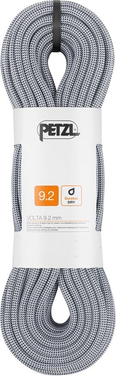 Petzl Volta 9.2 Mm Touw Grijs 60 m