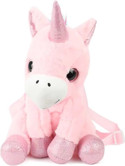 Toi-Toys Eenhoorn Knuffel Rugzak 30 Cm