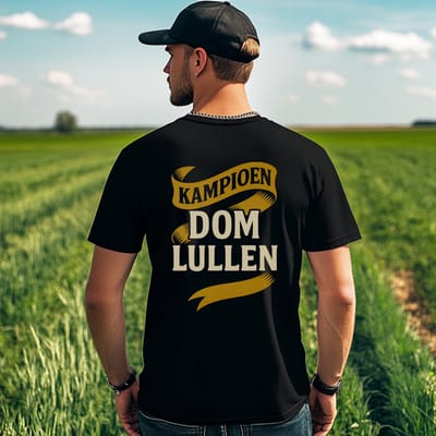 AGRIFANS® Kampioen Dom Lullen - Heren T-shirt - S