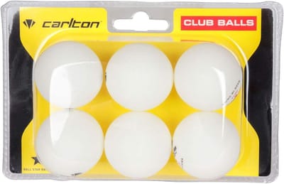 Tafeltennisballen - Ballen set - Sporten thuis - Clubkwaliteit - 6 stuks - Wit