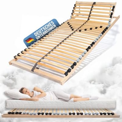Verstelbare Lattenbodem 80x190 cm met 26 Latten en 7 Zones - Ideaal voor Alle Matrassen