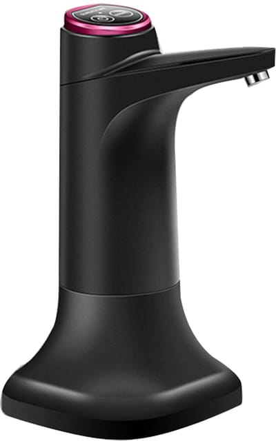 Pomp - waterfles pomp - Elektrische Drinkwaterpomp - Waterpomp voor 5 gallons - USB-C oplaadbare - waterkandispenser - draagbare automatische - Emmertafel met dubbel doel - voor kampeerbenodigdheden - watertafel - keuken - kantoor - picknick - zwart