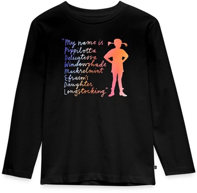 Pippi Langkous My Name Is … Bunt Premium T-Shirt Kinderen