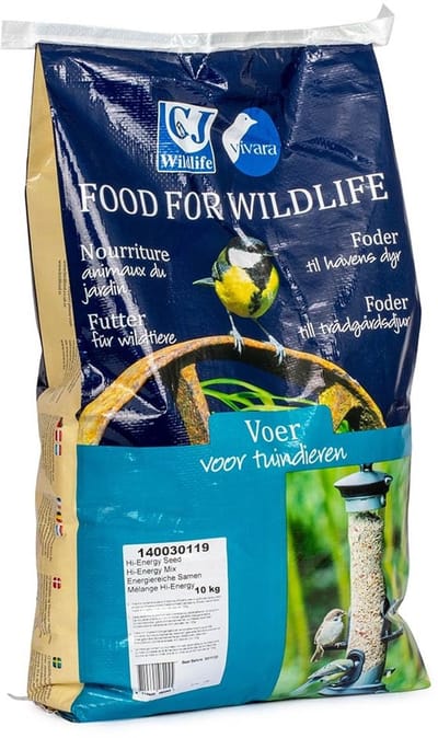 CJ Wildlife - Hi-Energy Mix 10kg - Extra energie voor tuinvogels- Premium kwaliteit - Europees product