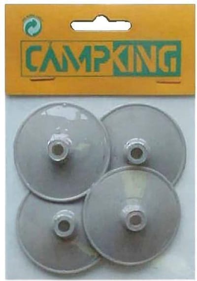 Campking Regenkapje 50 mm kunststof zak 4 stuks