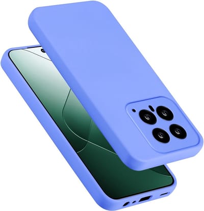 Cadorabo Hoesje geschikt voor Xiaomi 14 in LIQUID LICHT PAARS - Beschermhoes gemaakt van flexibel TPU silicone Case Cover