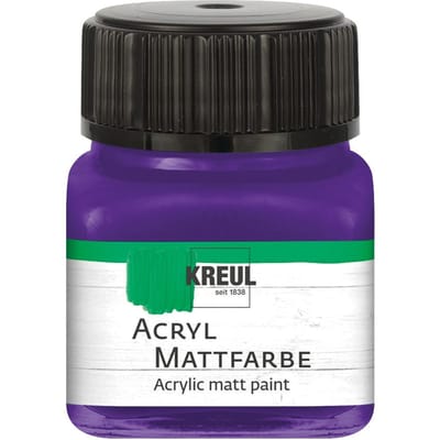 KREUL acryl matte verf, 20 ml - Violet