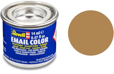 Revell Hobbyverf Enamel verf - #88 Ochre Brown - Matt - RAL1011 - Enamel - Verf potje - 14 ml