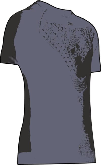 X-Bionic Twyce Run Shirt Korte Mouwen Heren Slate Blue/X Black - XL