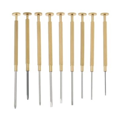 Dailygoods - 9 Stuks Horloge Reparatie Schroevendraaier Set